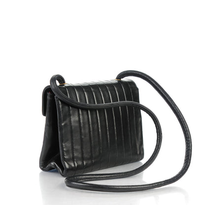 Chanel Lambskin Vertical Quilted Flap Black 3 of 9