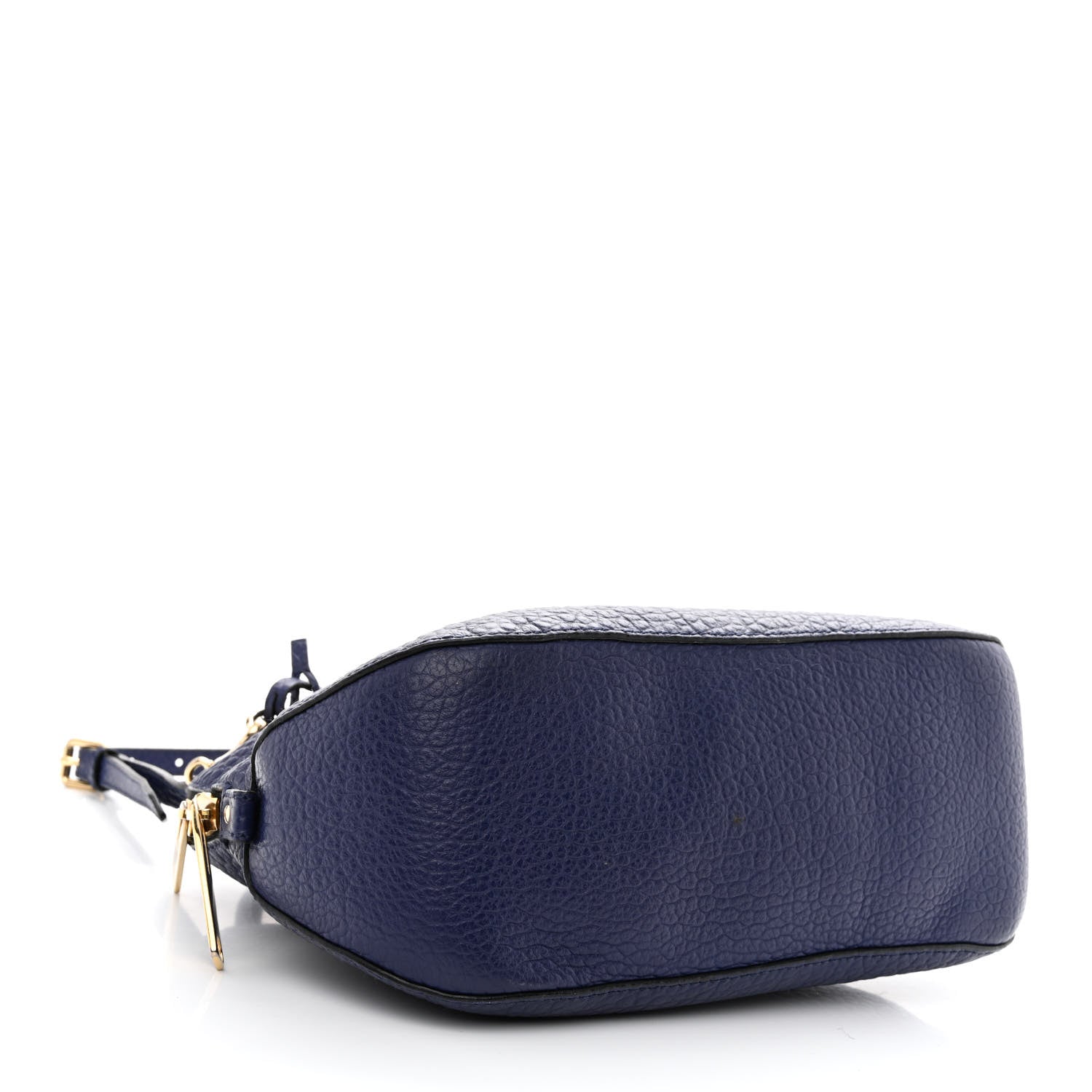 Burberry Heritage Grain Small Orchard Bowling Bag Navy Blue 4 of 13