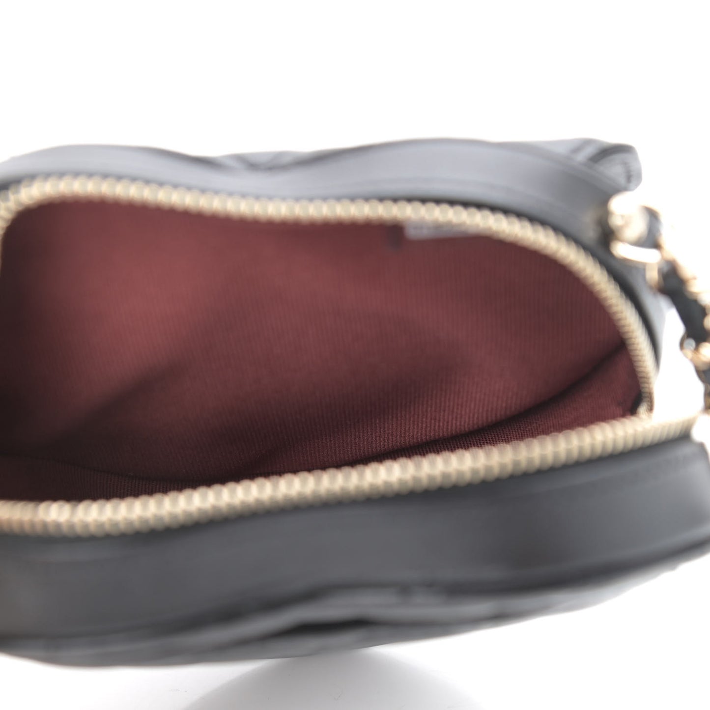 Lambskin Quilted CC In Love Heart Clutch With Chain Black