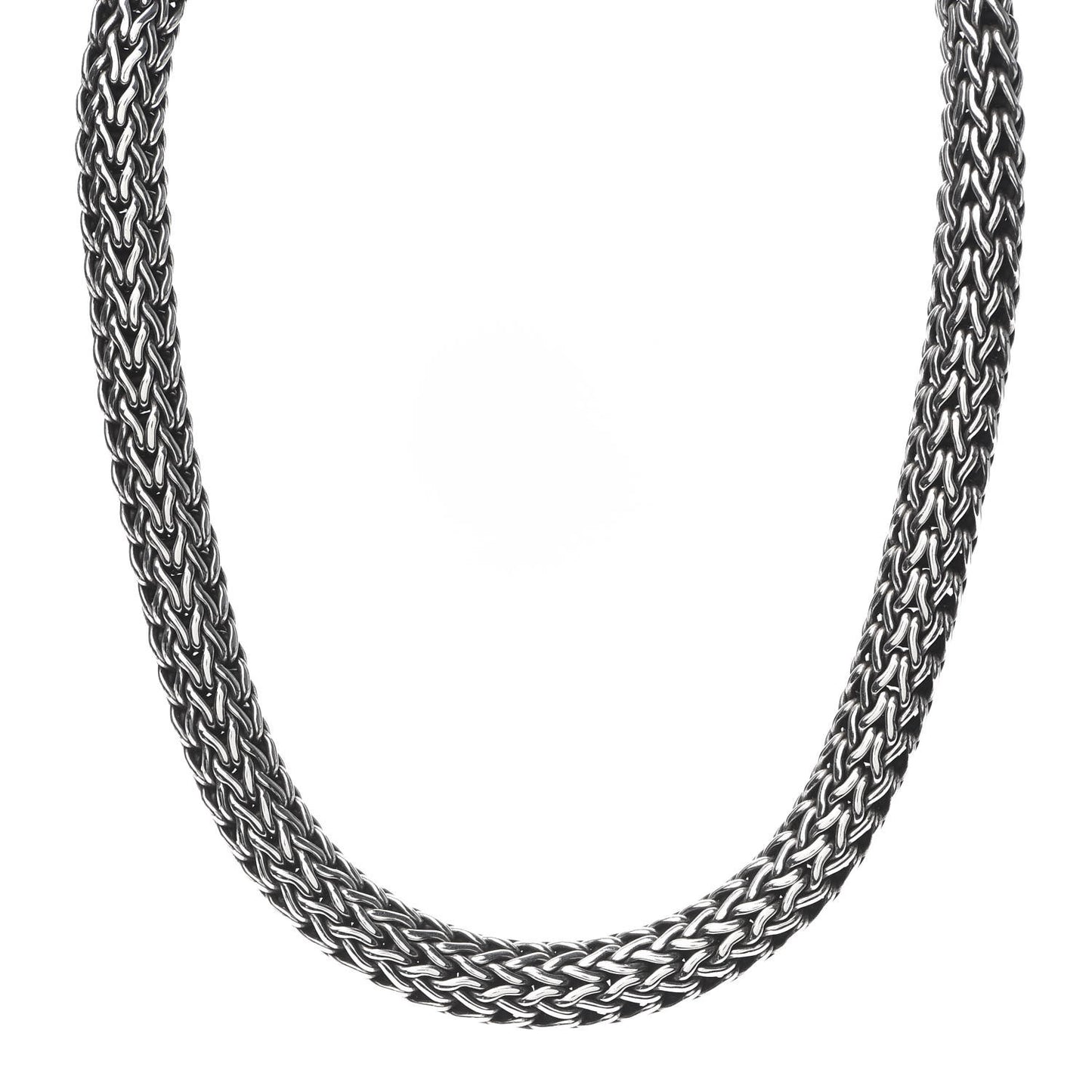 Sterling Silver 10mm Classic Chain Necklace