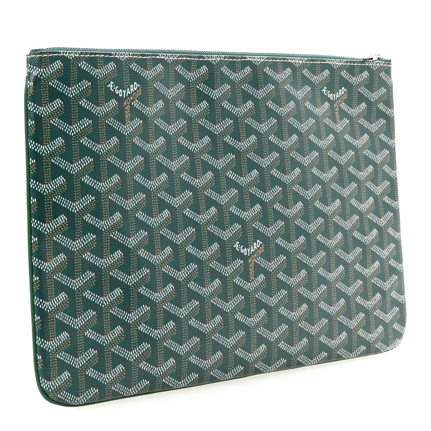 Goyard Goyardine Senat Pochette MM Green 3 of 7