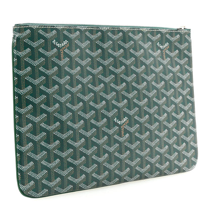 Goyard Goyardine Senat Pochette MM Green 3 of 7