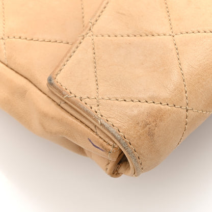 Chanel Lambskin Quilted Flap Waist Belt Bag 65 26 Beige 17 of 19