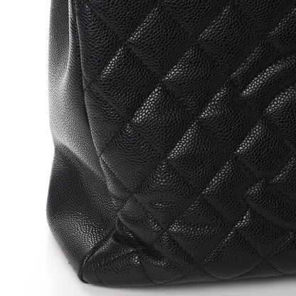 Chanel Caviar Quilted Grand Shopping Tote GST Black 8 of 14