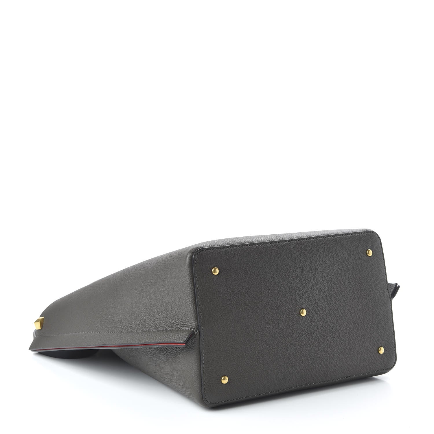 Valentino Garavani Grainy Calfskin Escape Hobo Bag Graphite 4 of 8