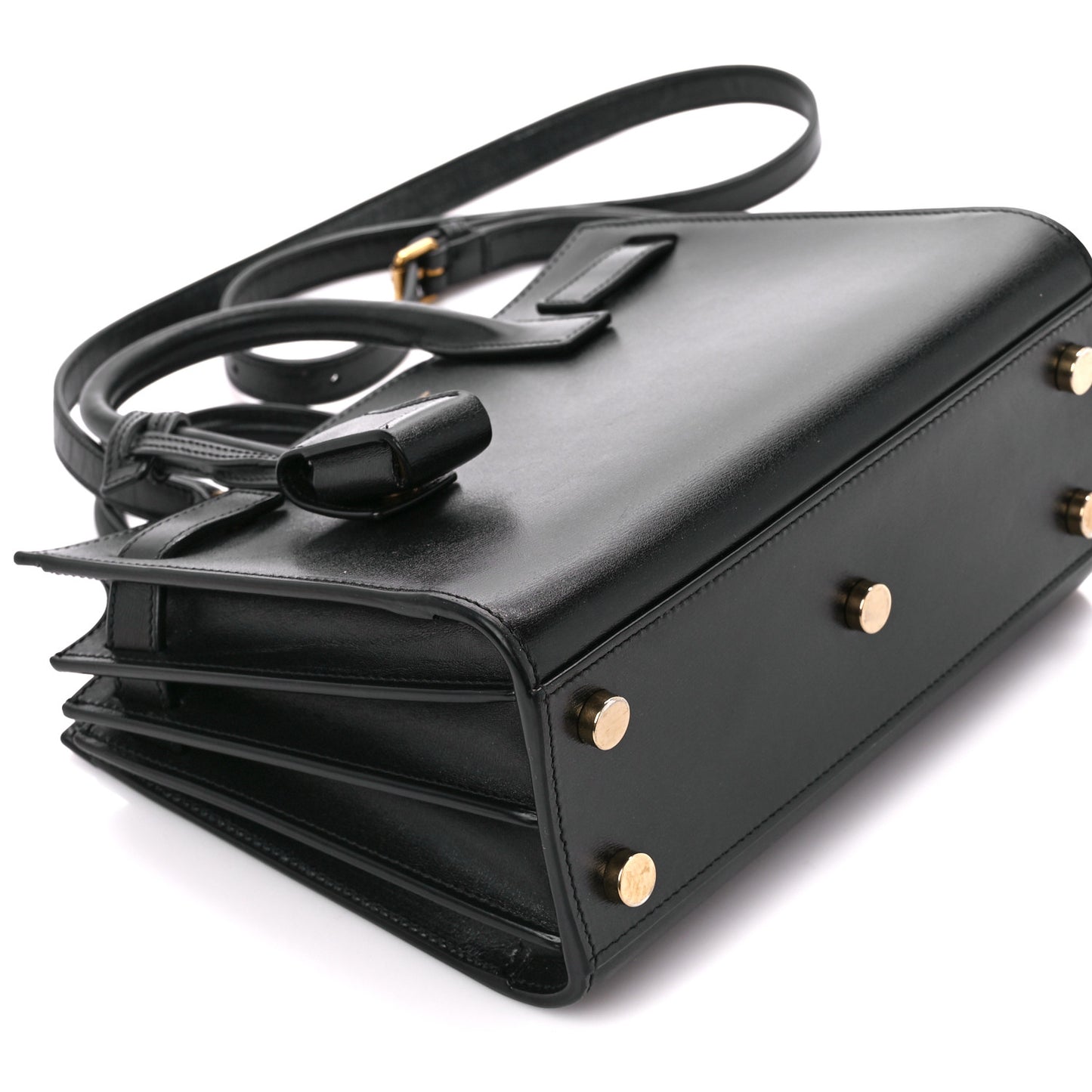 Calfskin Nano Sac De Jour Black