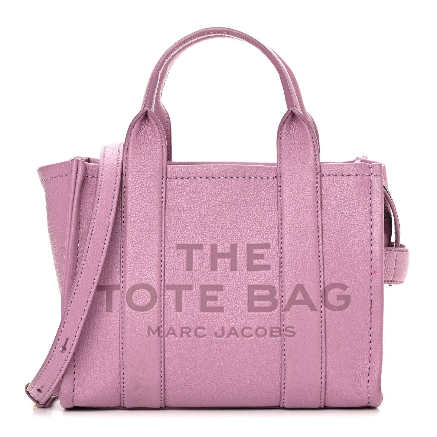Grained Calfskin Small The Tote Bag Orchid Haze