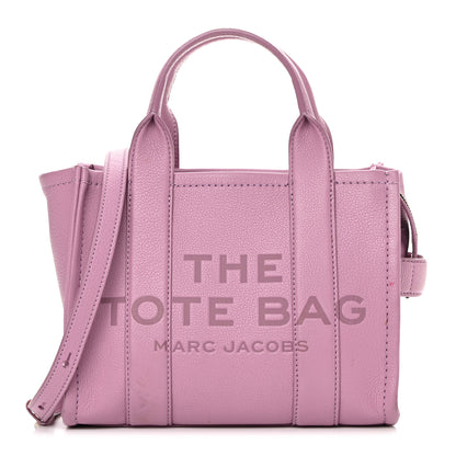 Marc Jacobs Grained Calfskin Small The Tote Bag Orchid Haze 1 of 25