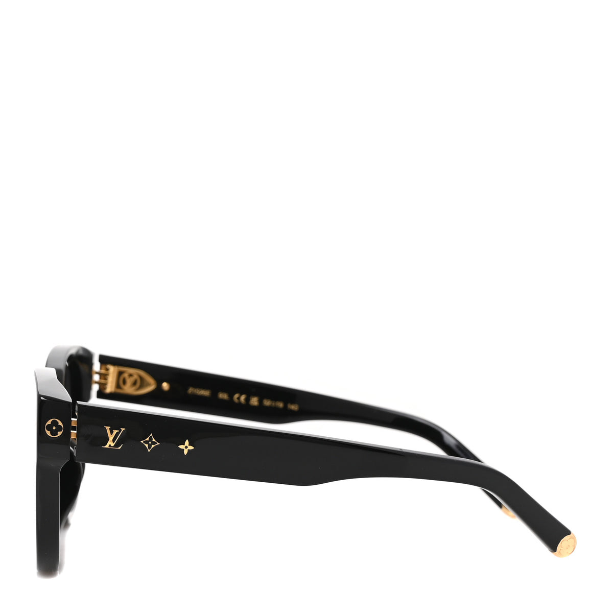 Louis Vuitton Acetate My Monogram Square Sunglasses Z1526E Black 3 of 8