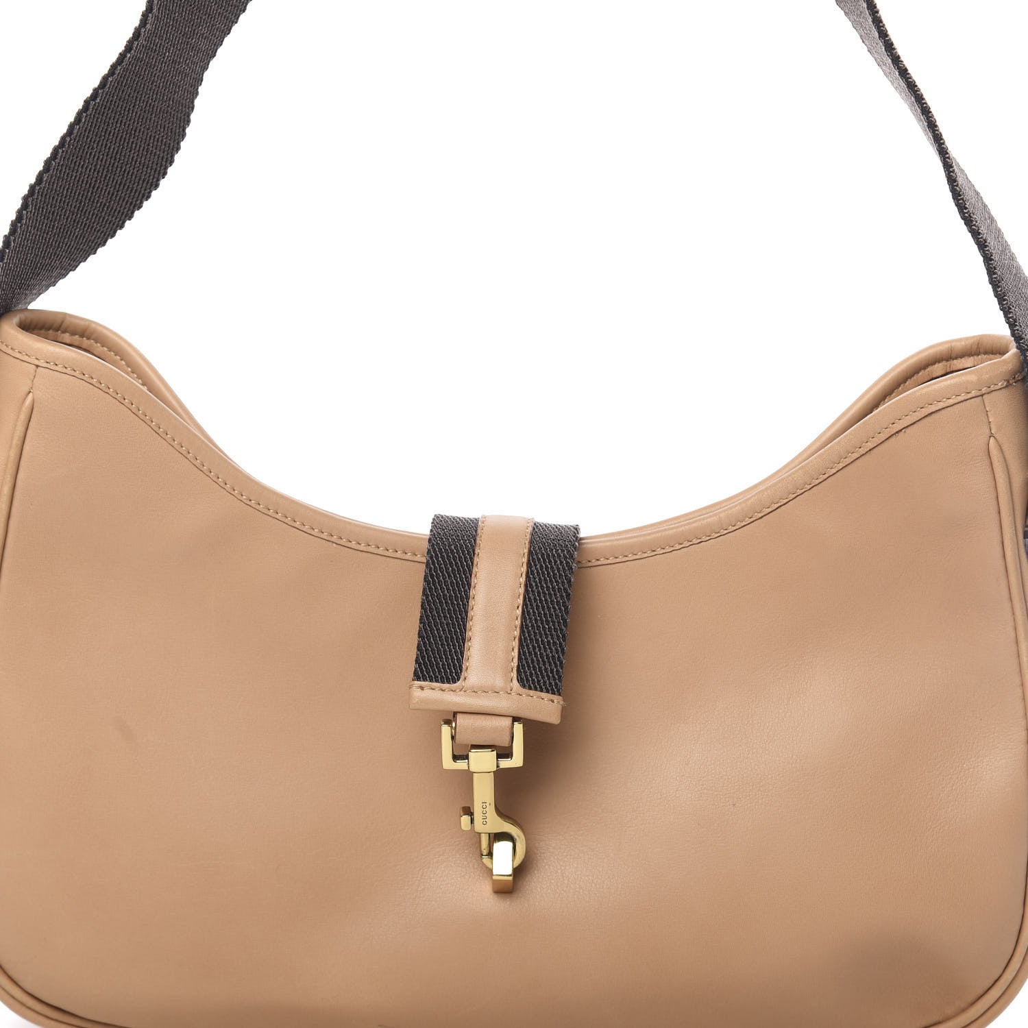 Gucci Calfskin Shoulder Bag Brown 8 of 12