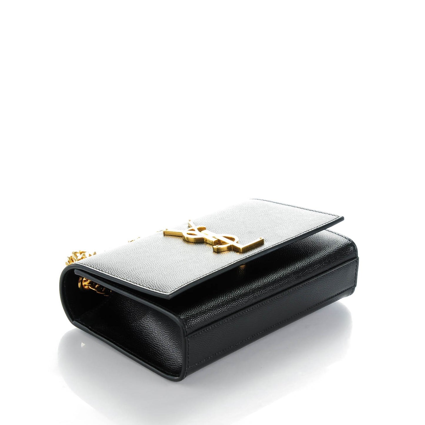Grain De Poudre Small Monogram Kate Satchel Black