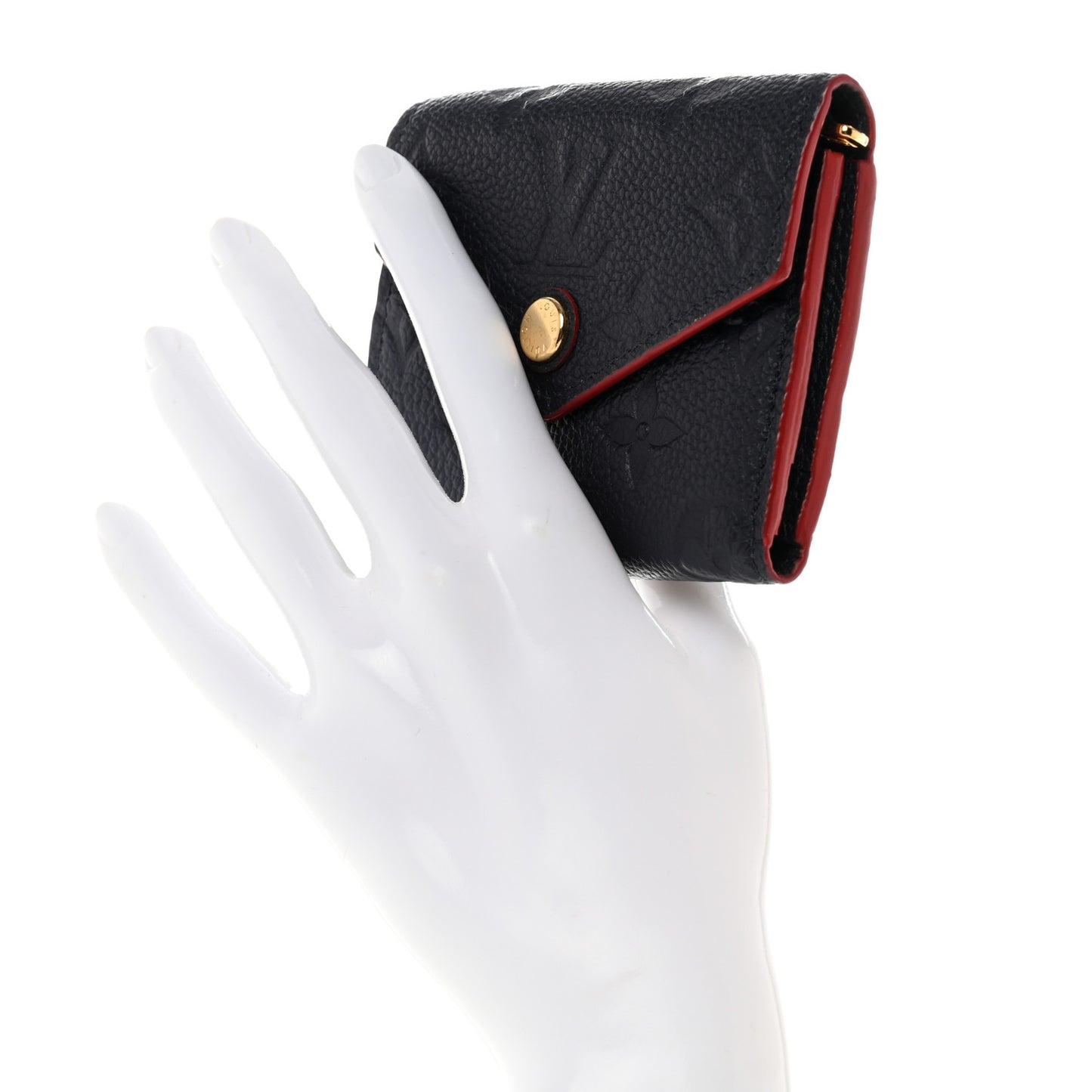 Empreinte Zoe Wallet Marine Rouge