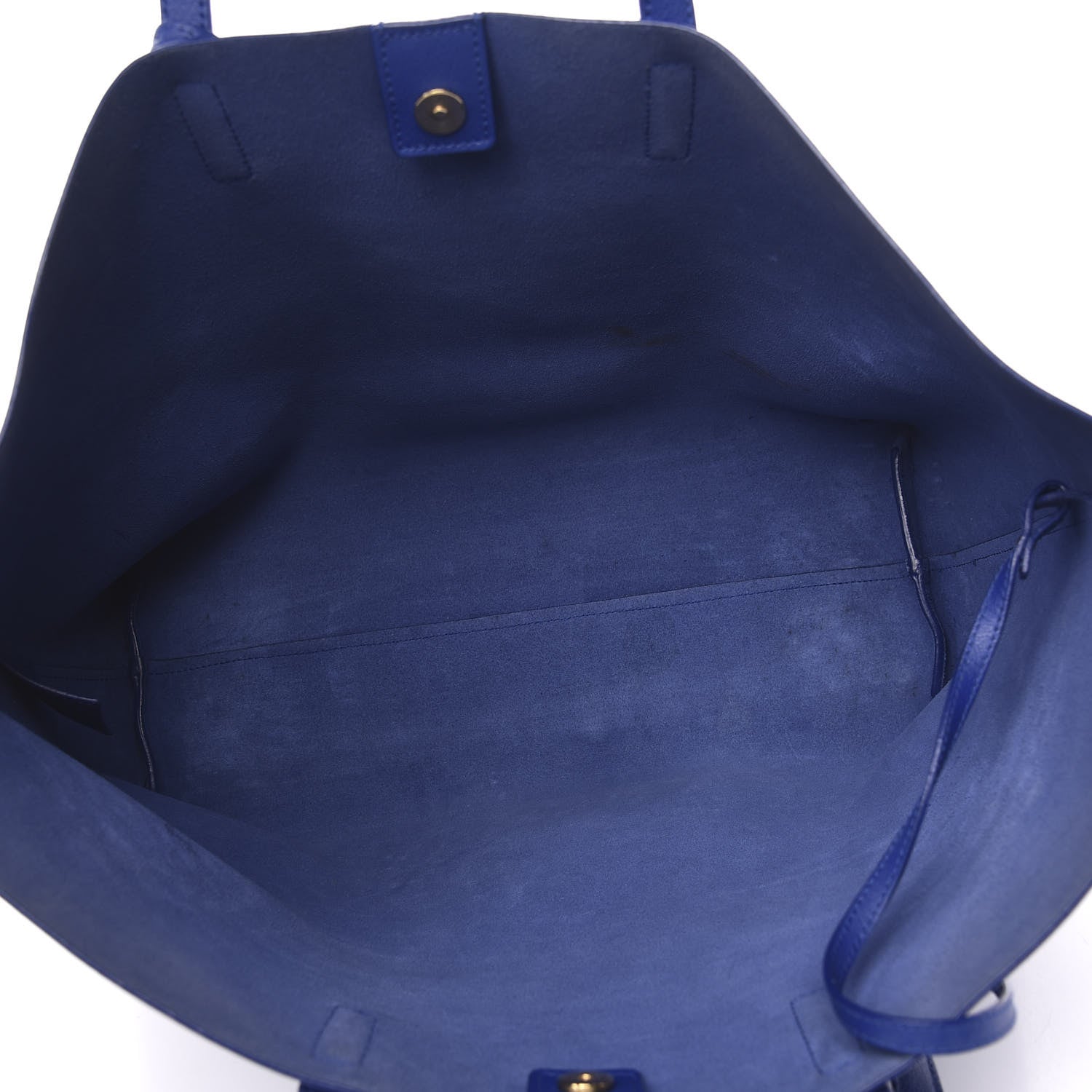 Saint Laurent Calfskin Large Shopping Tote Ultramarine 6 of 11