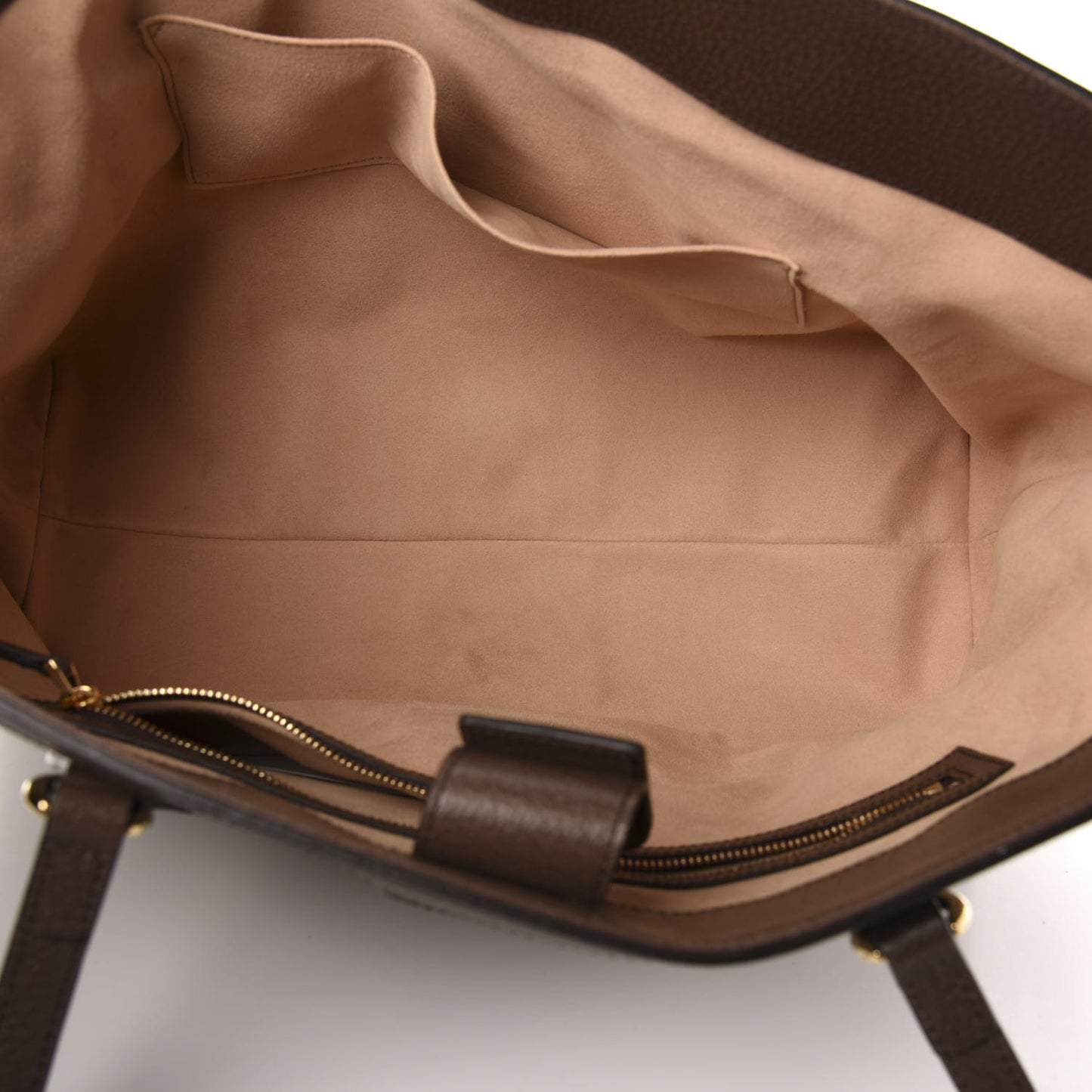 GG Supreme Monogram Medium Ophidia Shopping Tote Brown