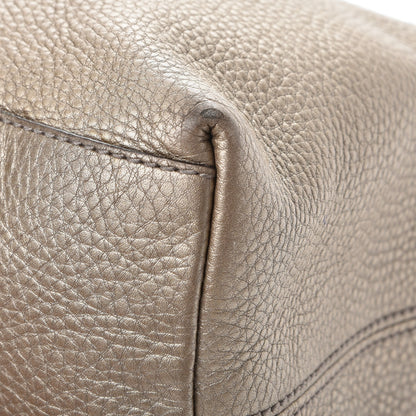 Gucci Metallic Pebbled Calfskin Medium Soho Chain Shoulder Bag Golden Beige 15 of 16