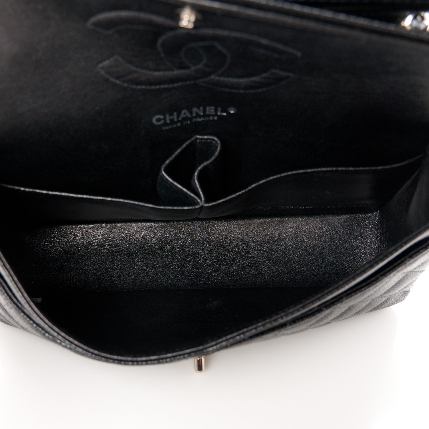 Chanel Caviar Quilted Medium Double Flap Black 5 of 11