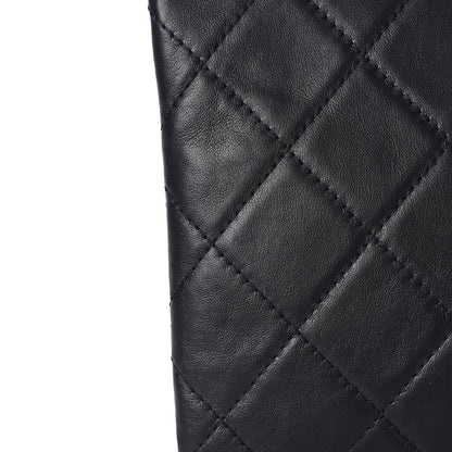 Chanel Calfskin Quilted CC Clutch Black 9 of 9