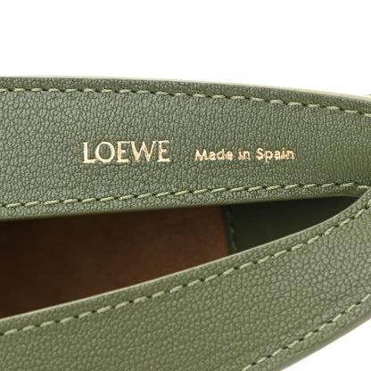 Loewe Satin Calfskin Jacquard Small Luna Bag Avocado Green 6 of 8