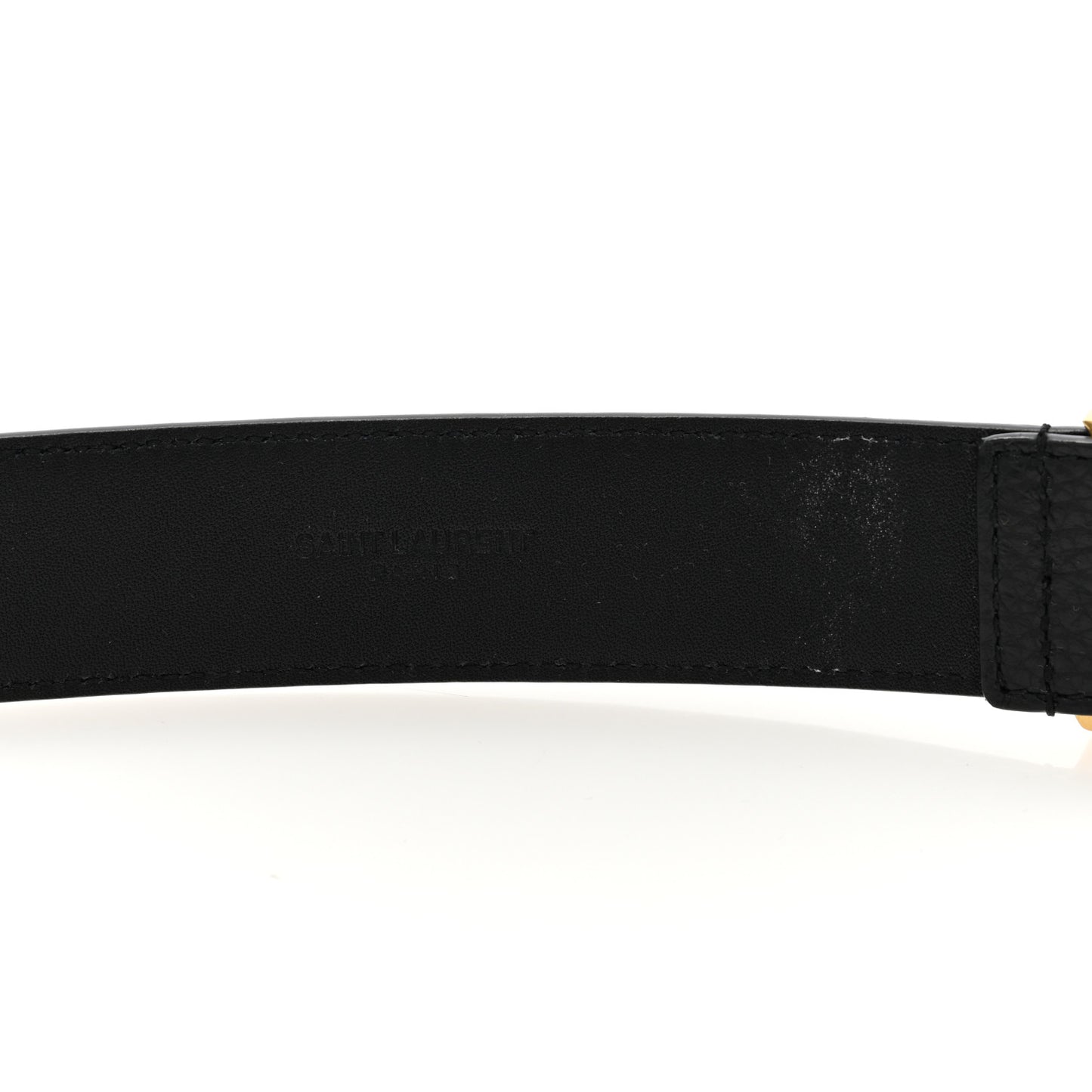 Smooth Calfskin Monogram Square Buckle Belt 105 42 Black