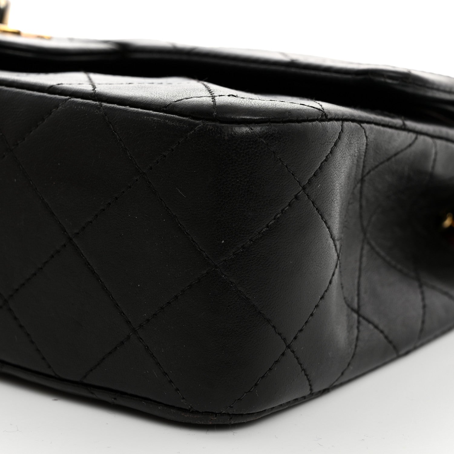 Chanel Lambskin Quilted Small Double Flap Black 10 of 13