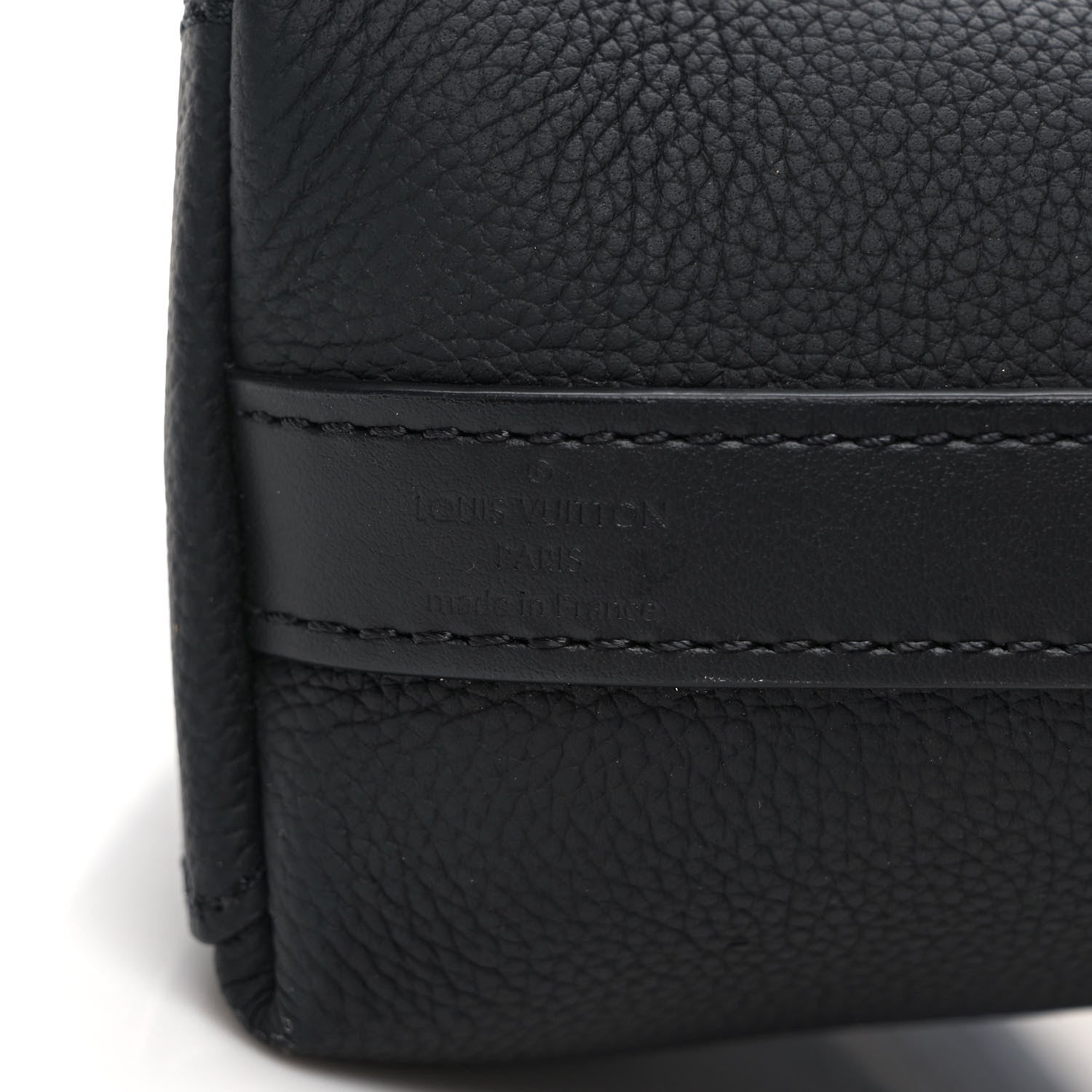 Louis Vuitton Calfskin Aerogram Takeoff Briefcase Black 6 of 10