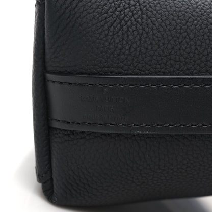 Louis Vuitton Calfskin Aerogram Takeoff Briefcase Black 6 of 10