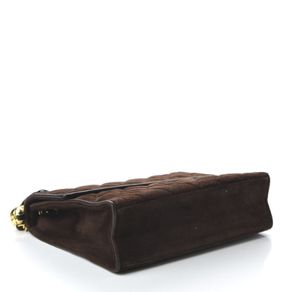 Chanel Suede CC Tassel Flap Brown 4 of 11