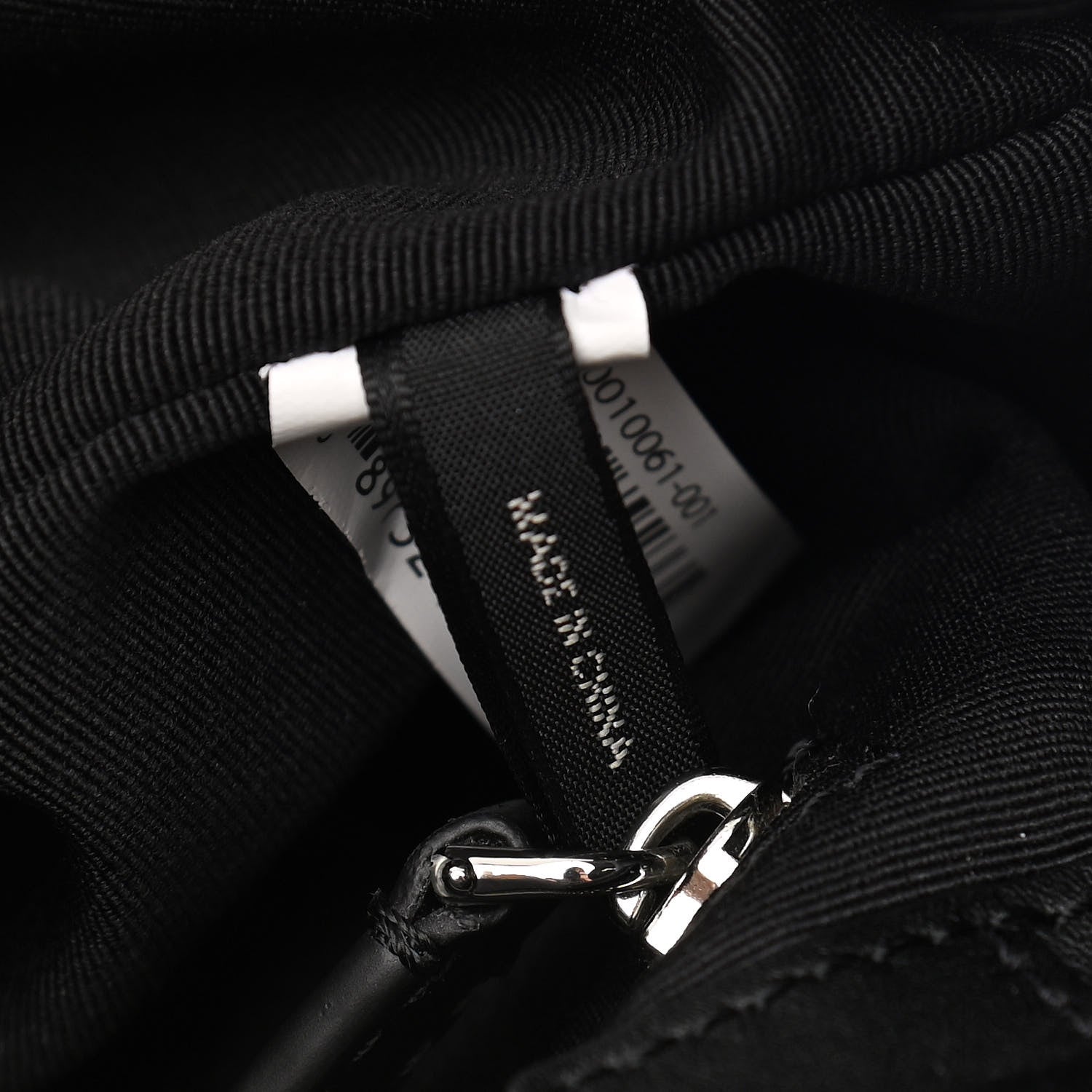 Marc Jacobs Lambskin Mid Zip Backpack Black 7 of 10