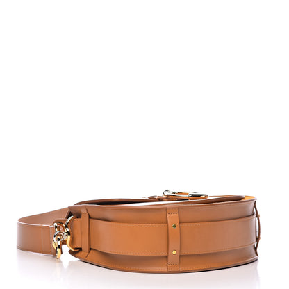 Chloe Calfskin Suede Large Tess Bag Autumnal Brown 4 of 10