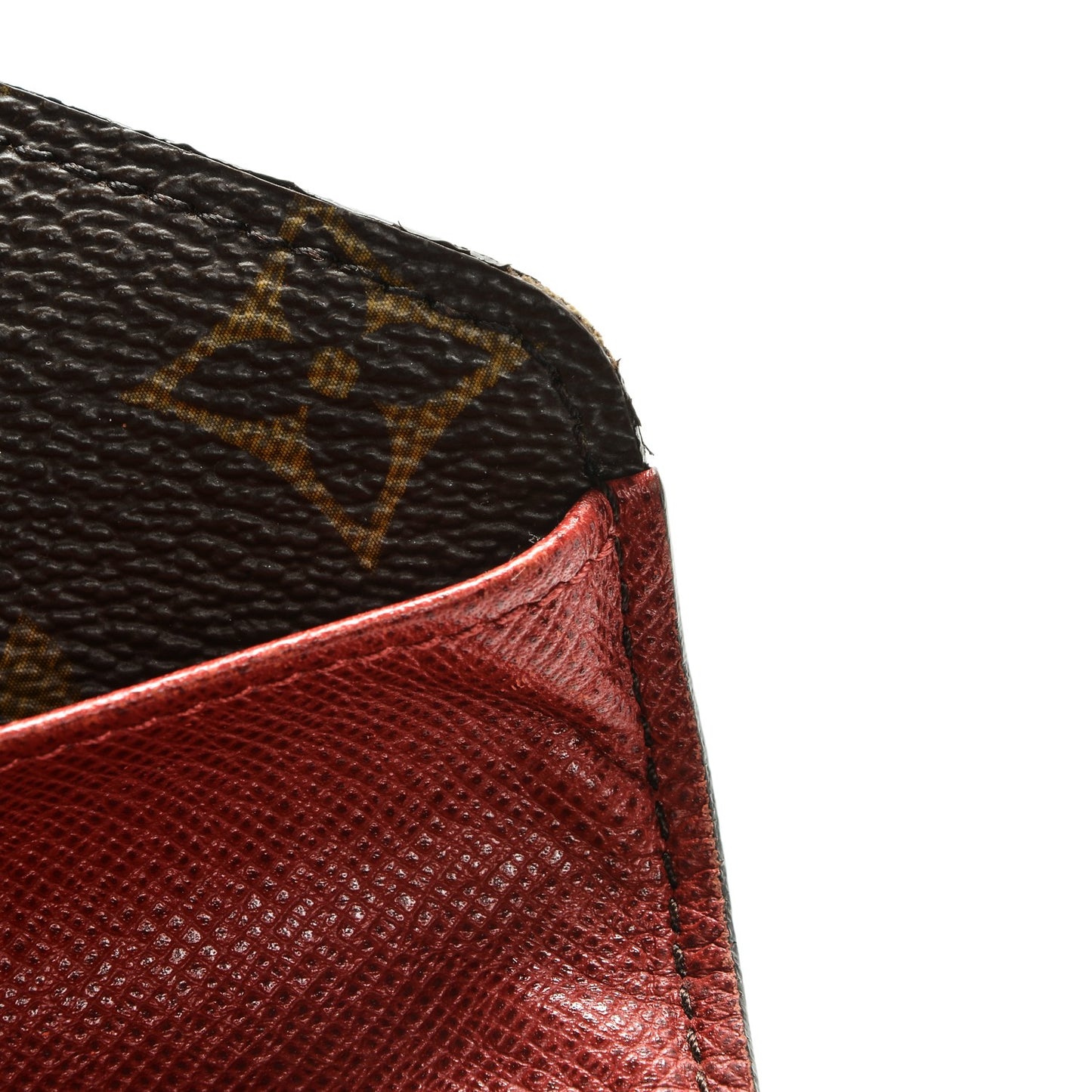 Monogram Josephine Wallet Red