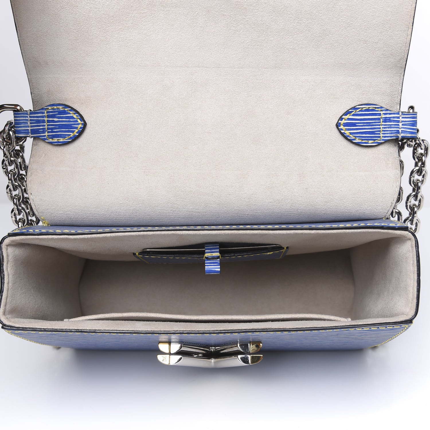 Louis Vuitton Epi Twist Shoulder Bag MM Denim Light 4 of 8