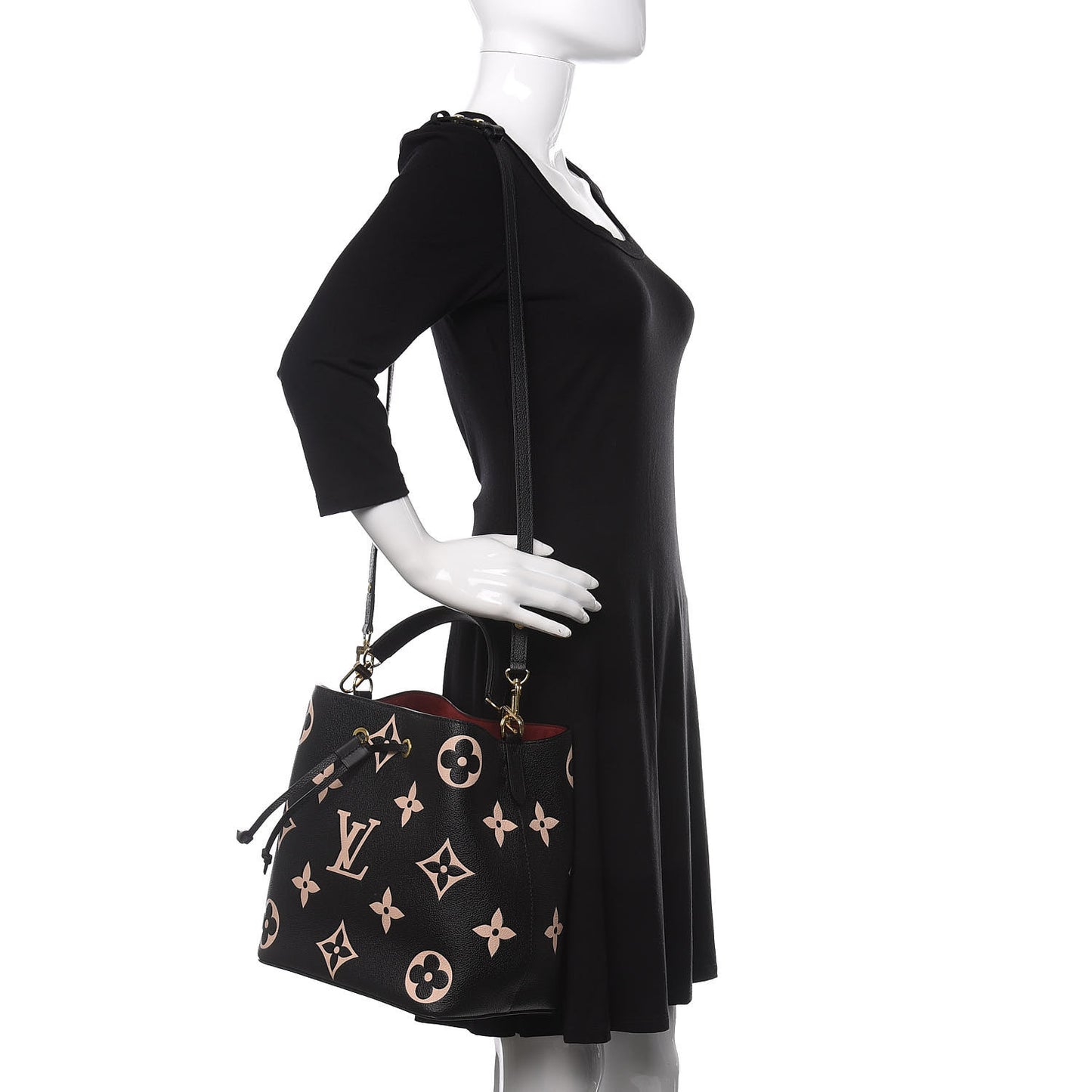 Empreinte Monogram Giant Neonoe MM Black Beige