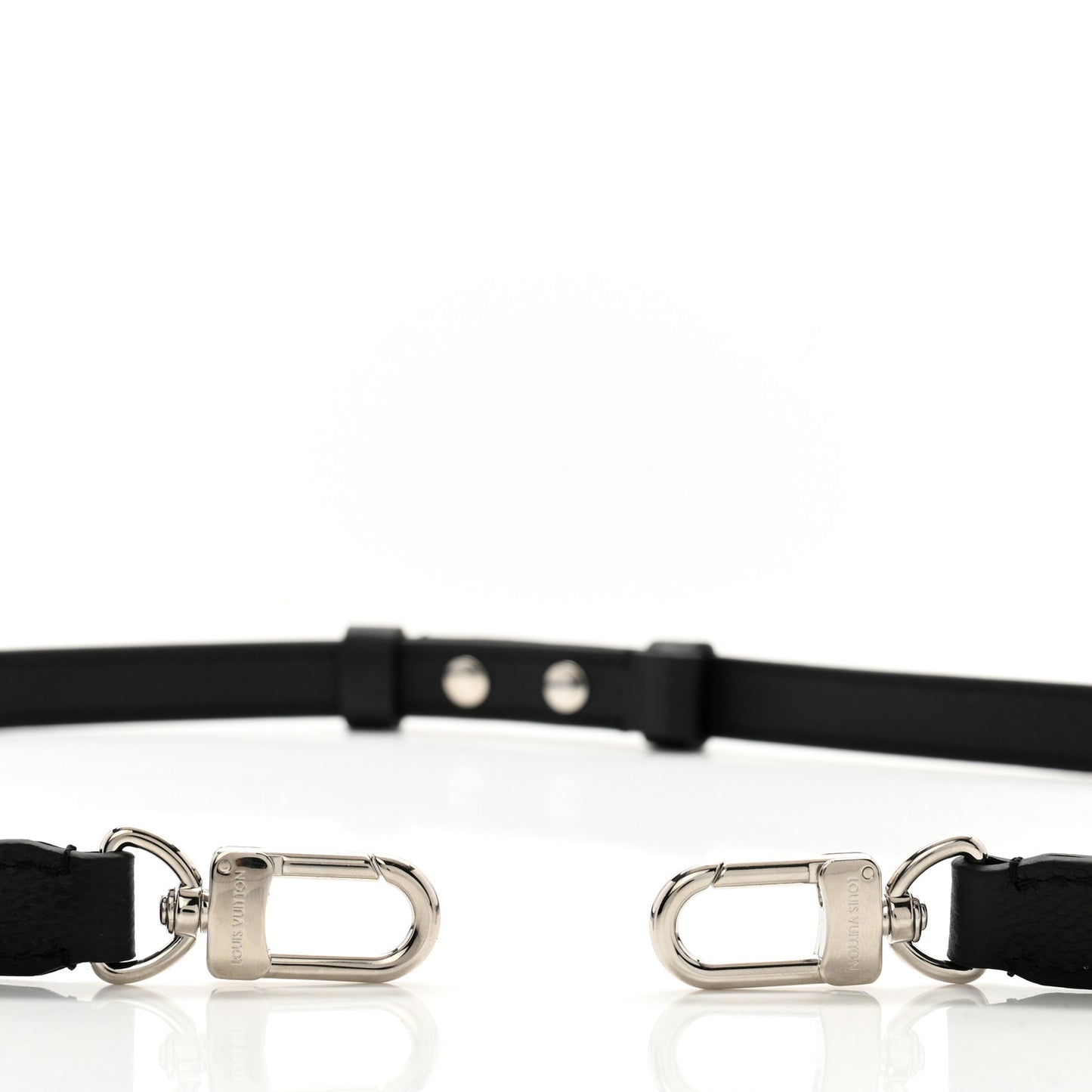 Calfskin Buci Shoulder Strap Black