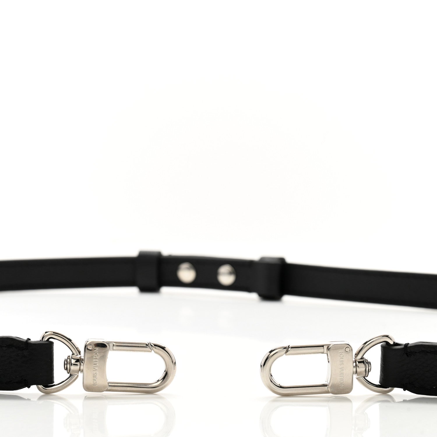 Louis Vuitton Calfskin Buci Shoulder Strap Black 3 of 3