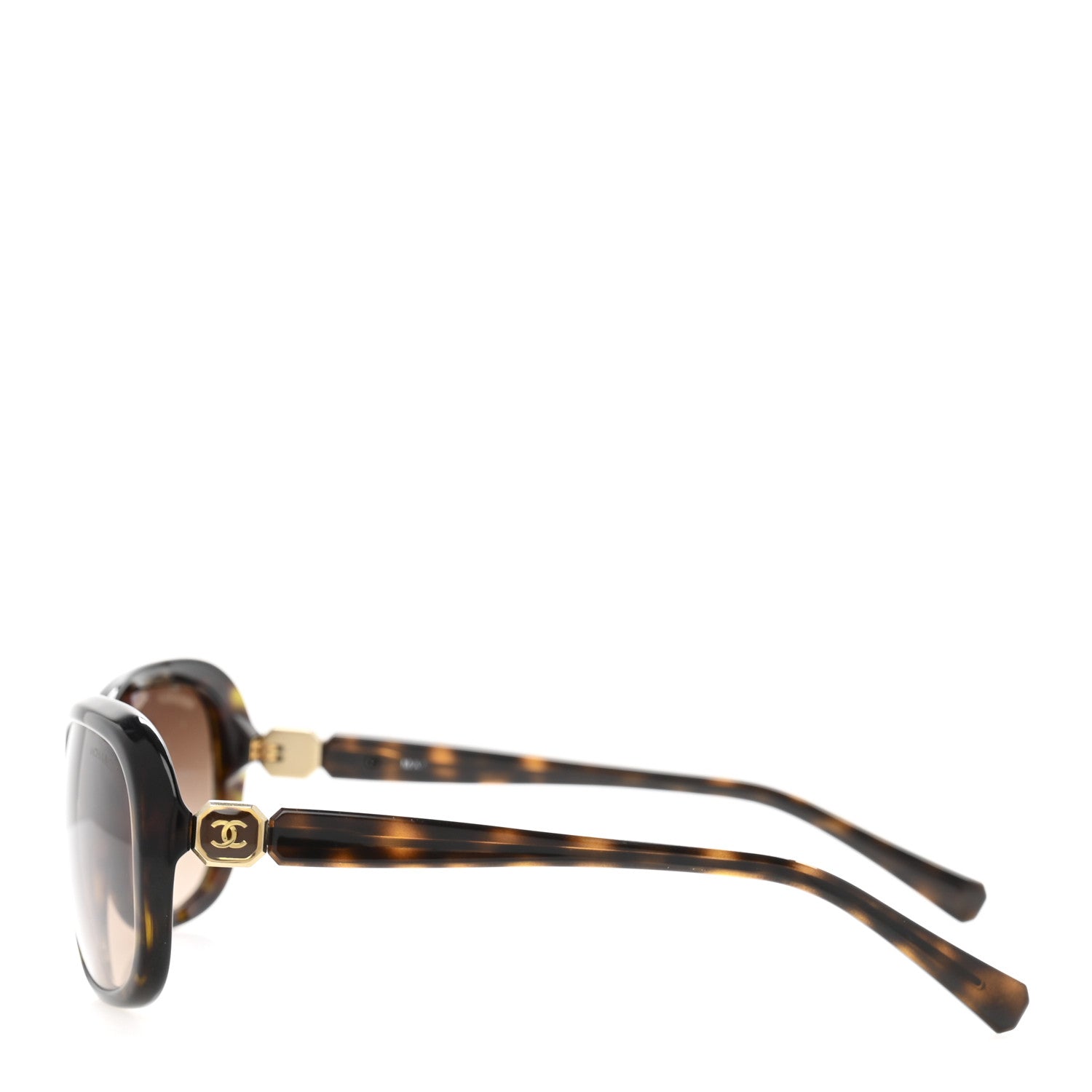Chanel Acetate CC Sunglasses 5286 Havana Brown 3 of 8