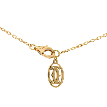 Cartier 18K Yellow Gold Diamond SM D'Amour Pendant Necklace 3 of 4