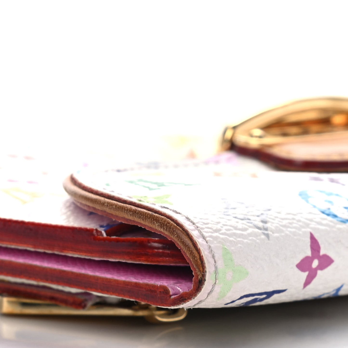 Monogram Multicolor Eugenie Wallet White Litchi