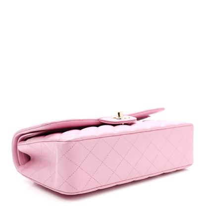 Chanel Caviar Quilted Medium Double Flap Pink 4 of 10