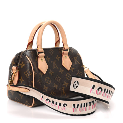 Louis Vuitton Monogram Speedy Bandouliere 20 Black 2 of 9