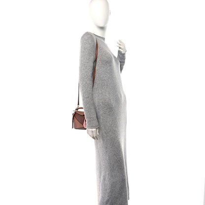 Loewe Calfskin Mini Puzzle Bag Tan Medium Pink 2 of 11