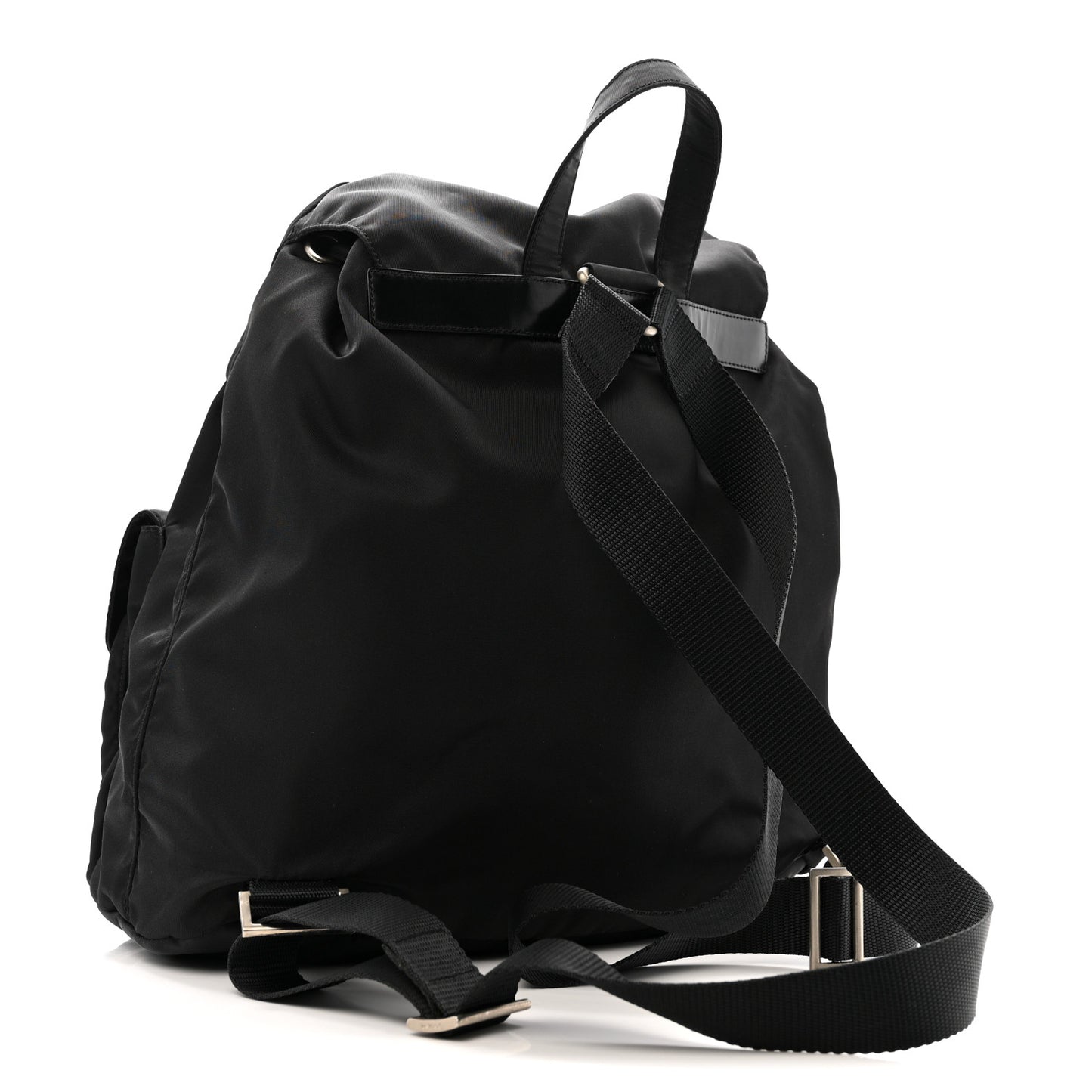 Nylon Vela Medium Backpack Black