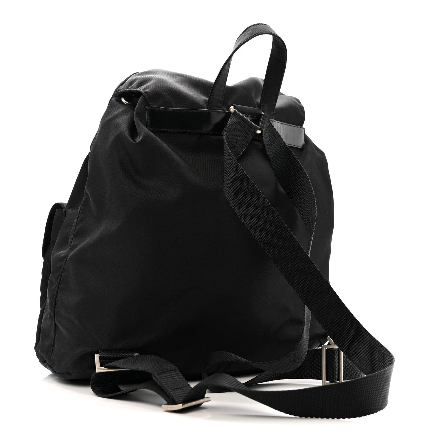 Prada Nylon Vela Medium Backpack Black 3 of 14