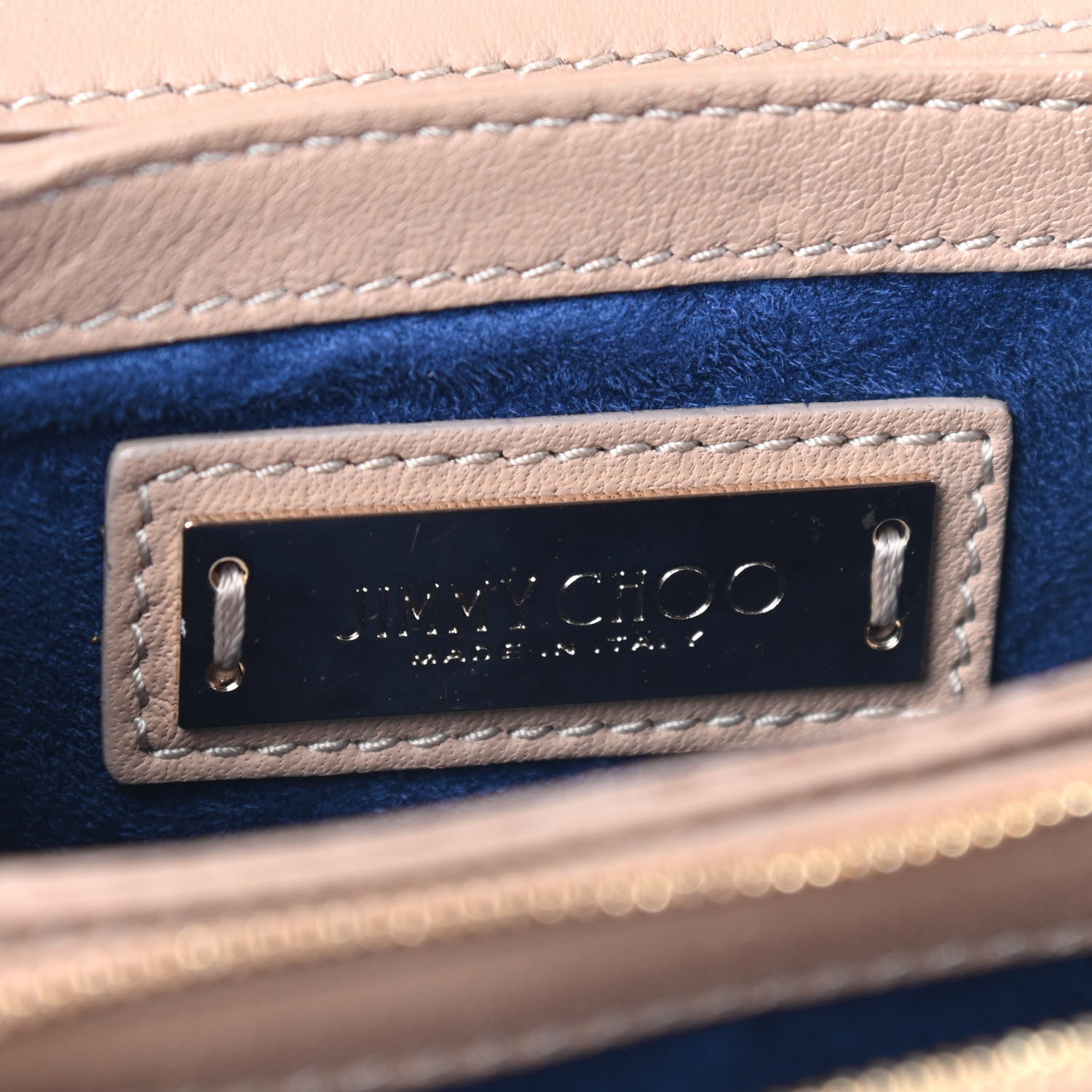 Jimmy Choo Metallic Elaphe Zadie Crossbody Bag Gold 6 of 8