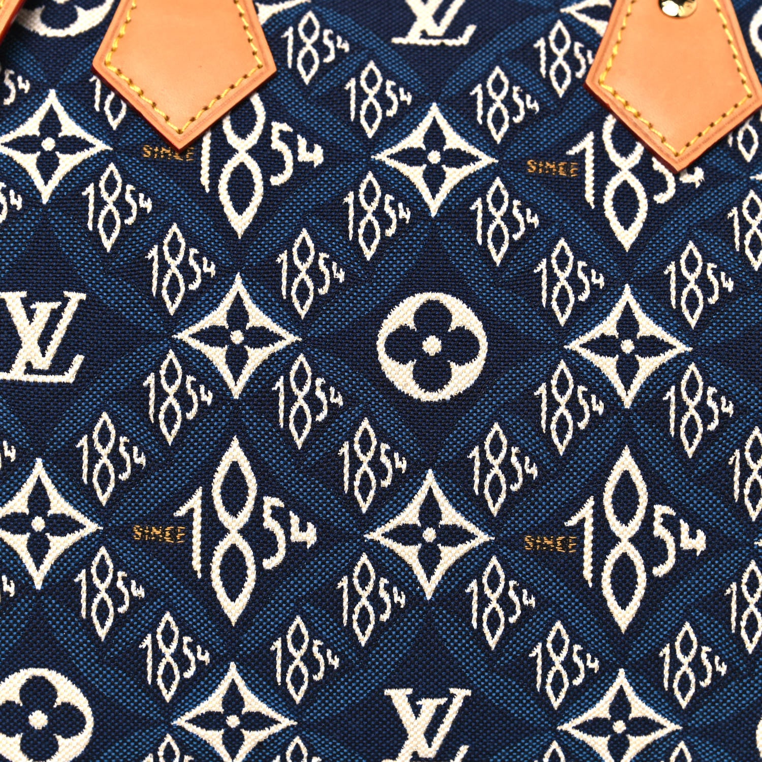 Louis Vuitton Jacquard Since 1854 Speedy Bandouliere 25 Blue 8 of 13