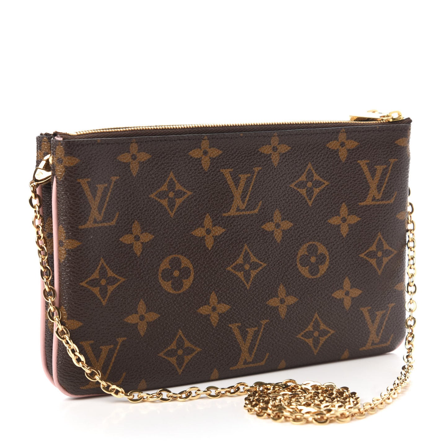 Monogram Blooming Flowers Double Zip Pochette