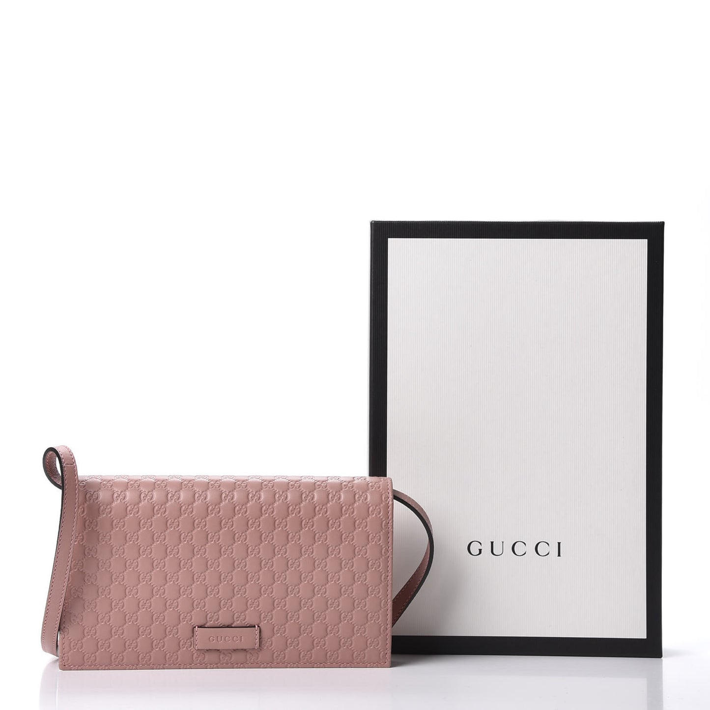 Microguccissima Crossbody Wallet Soft Pink
