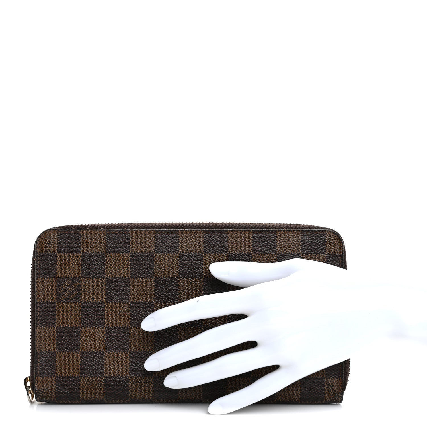 Louis Vuitton Damier Ebene Zippy Organizer Wallet 2 of 17