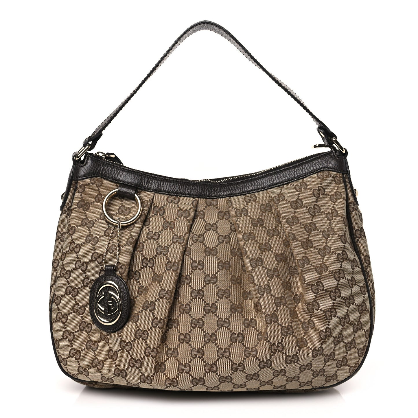 Monogram Medium Sukey Hobo Dark Brown
