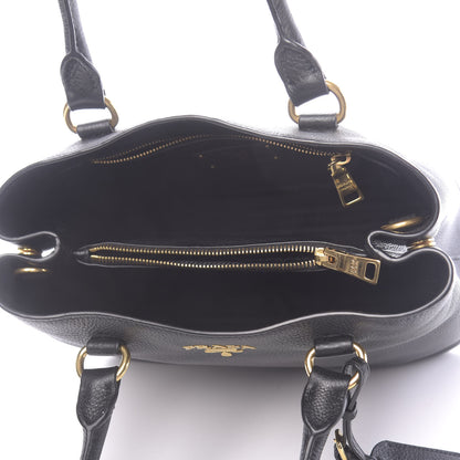 Prada Vitello Daino Tote Black 5 of 10