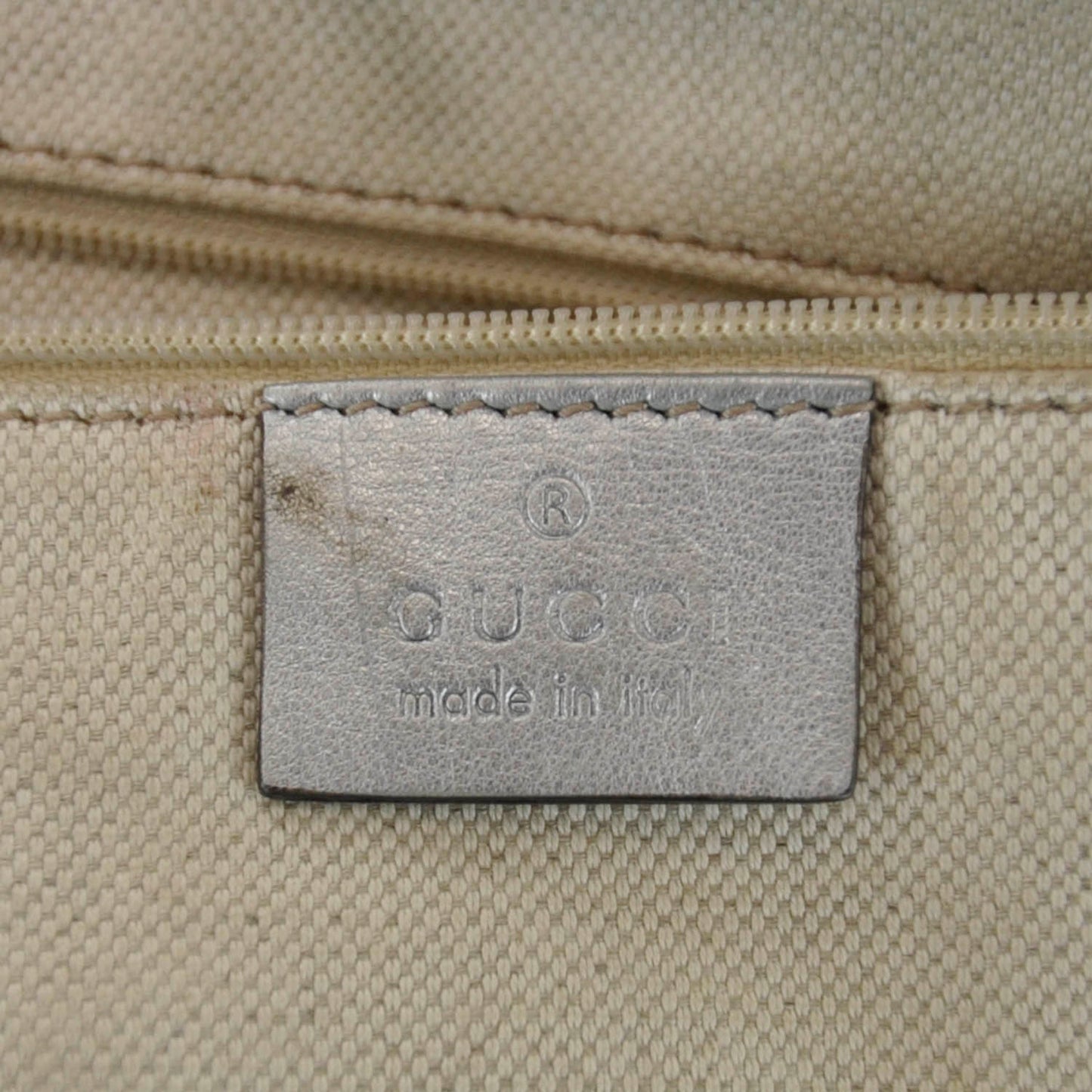 Guccissima Large Sukey Silver